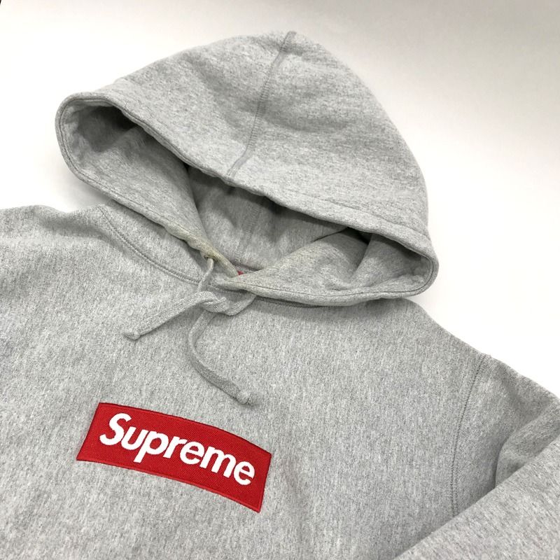 Supreme パーカー スウェット 裏起毛 プルオーバー 長袖 ボックスロゴ
