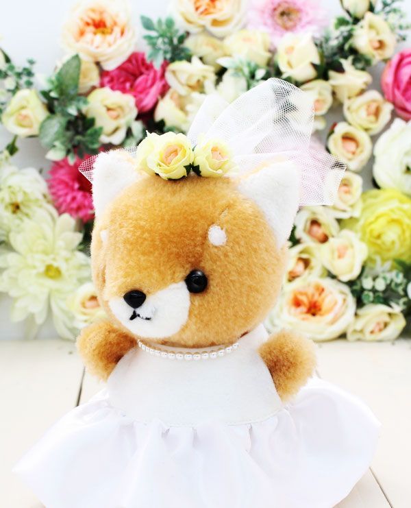 柴犬 ウェディングドール 完成品 お名入れ ウェルカムドッグ 結婚祝い