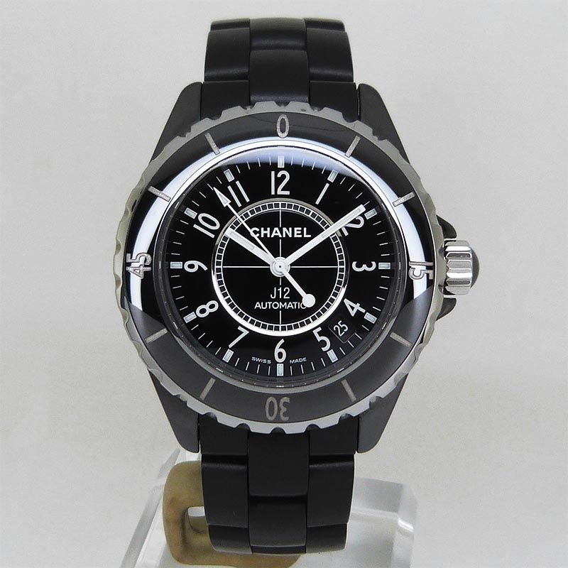 シャネル CHANEL H0684 J12 オートマティック 38ｍｍ ラバーブレス ブラック