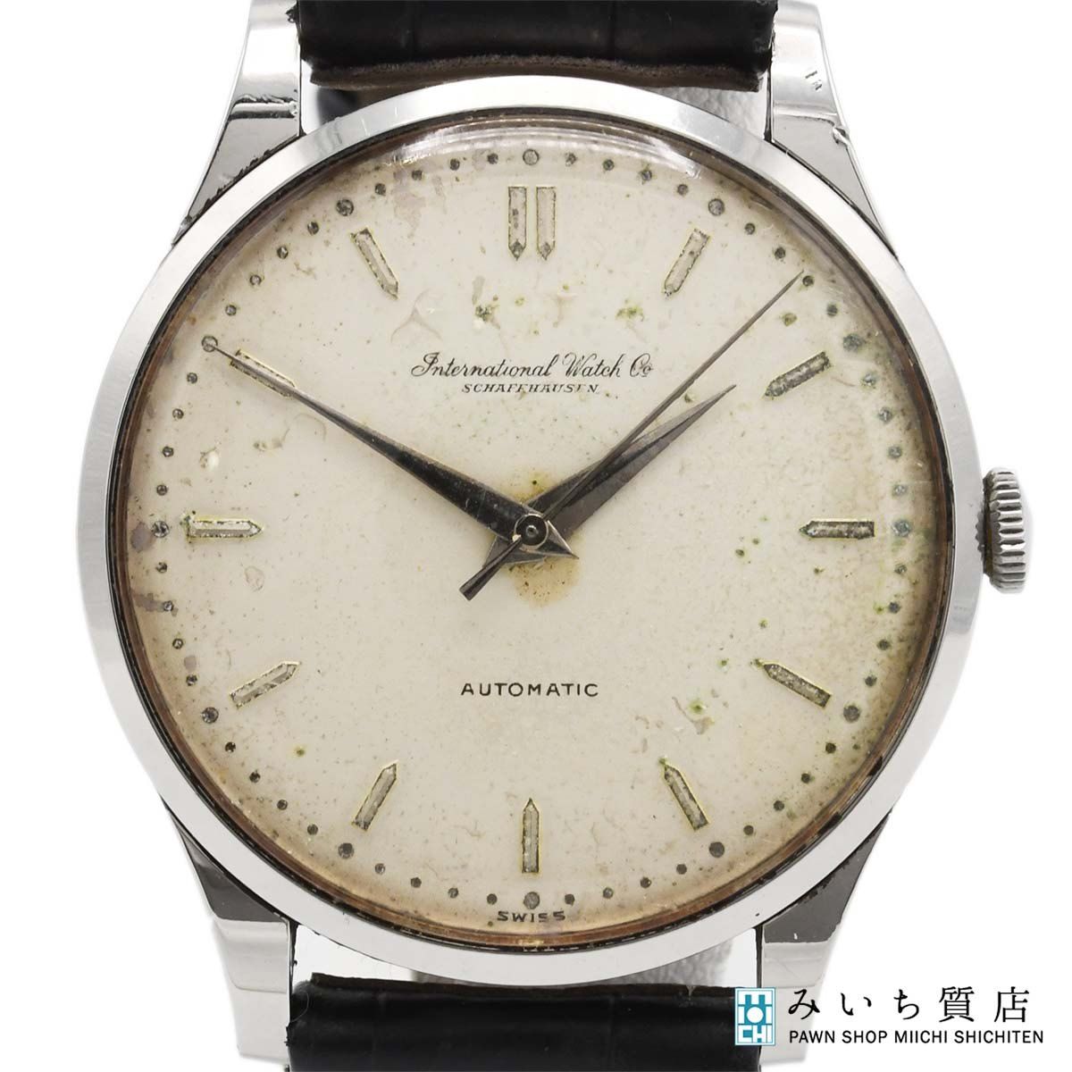 稼働 腕時計 IWC シャウハウゼン オールドインター ペラトン式 自動 