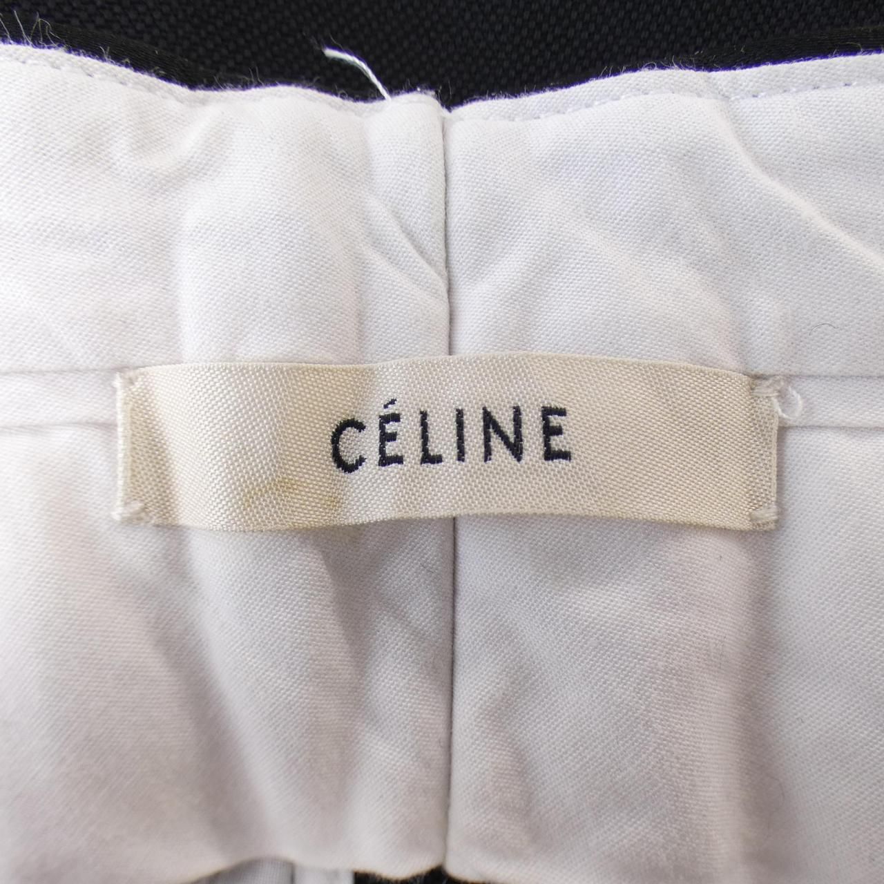 CELINE　ヴィンテージ　 赤 パンツ フランス製 ヴィンテージ】セリーヌ CELINE パンツ - メルカリ