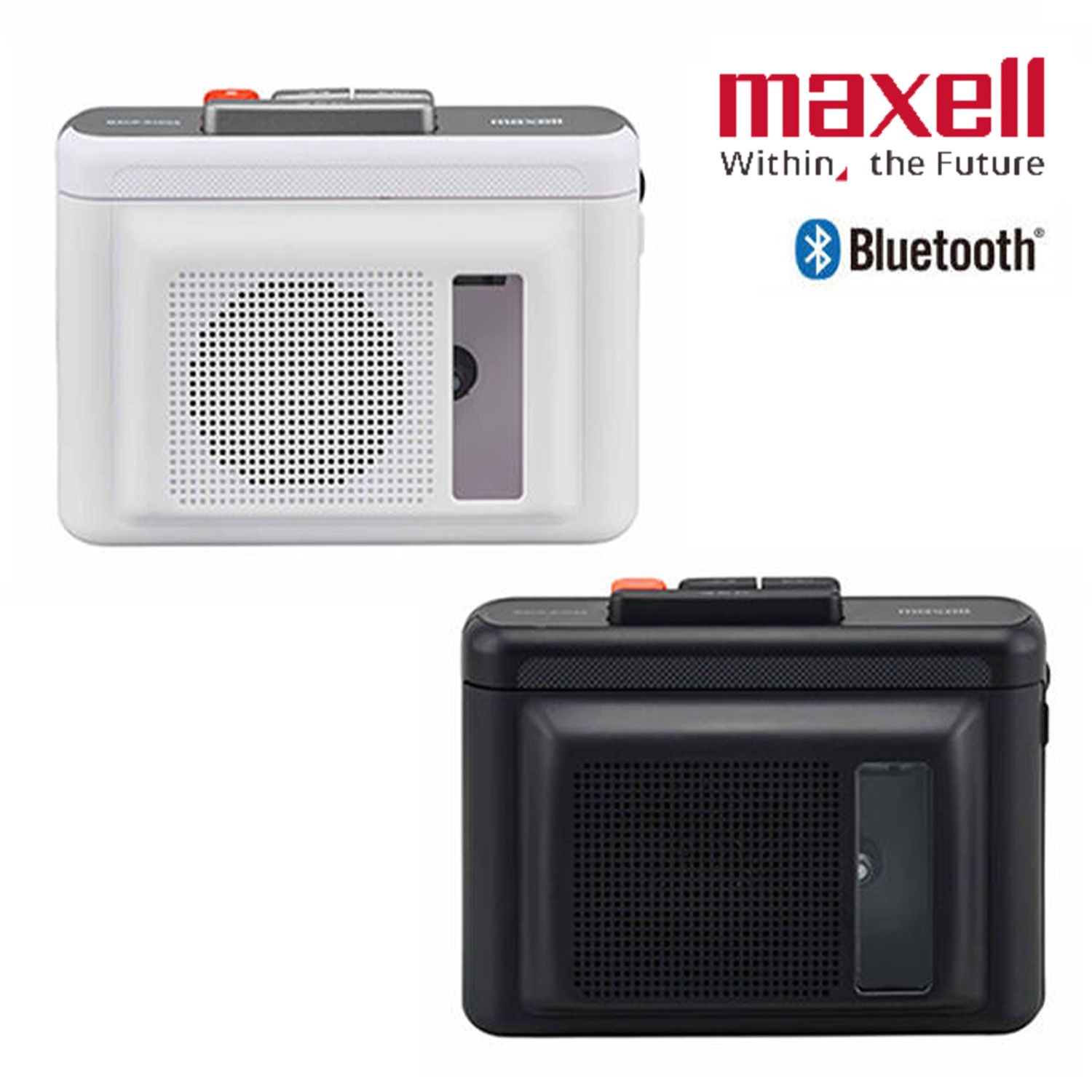 maxell スピーカー付き ポータブルカセットプレーヤー Type-C 充電式 Bluetooth 高音質 軽量 コンパクト スピーカー カセット テープ マクセル MXCP-P100SWH MXCP-P100SBK 06
