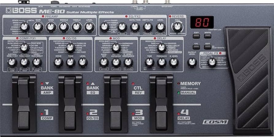 WJ28 未開封 BOSS Guitar Multiple Effects ME-80 ギター マルチエフェクター