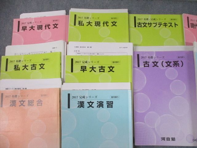 早稲田大学 河合塾 参考書 早大漢文テキスト