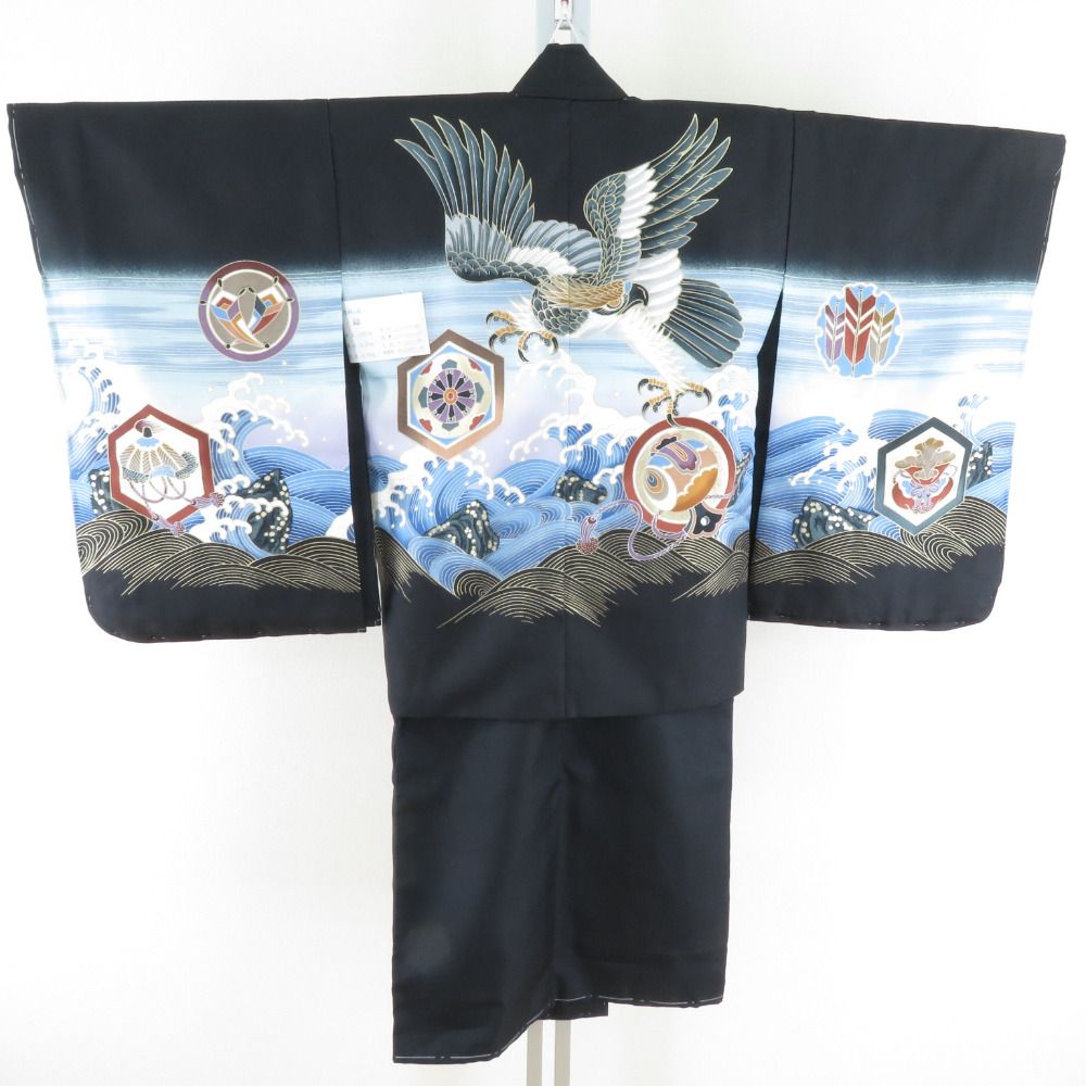 七五三○七五三着物○羽織○着物○子供着物○キッズ着物○5歳男の子○袴○男児着物 七五三 着物セット 5歳男児