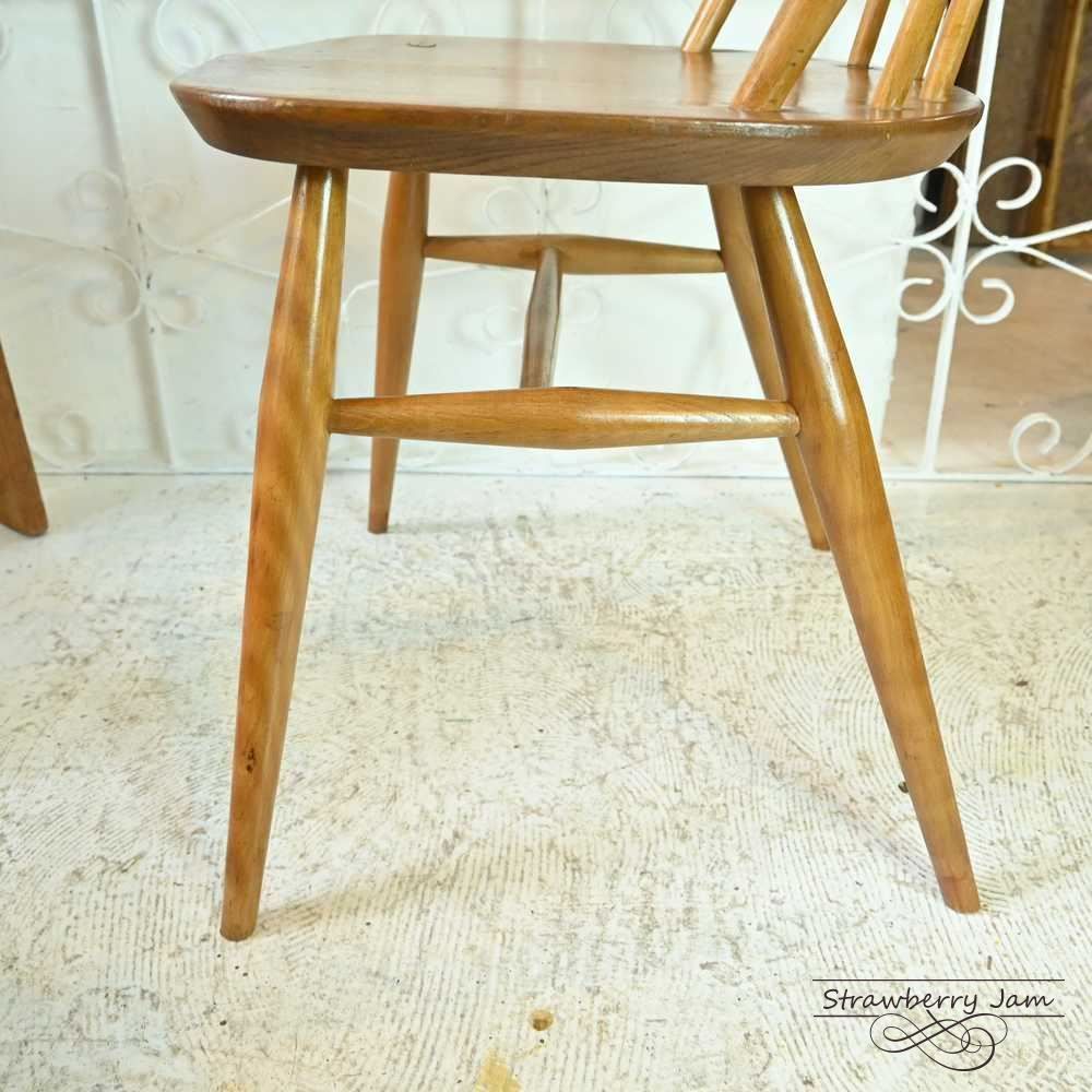 K*y様 L3705-296-2 英国ヴィンテージ ERCOL フープバックチェ L3705