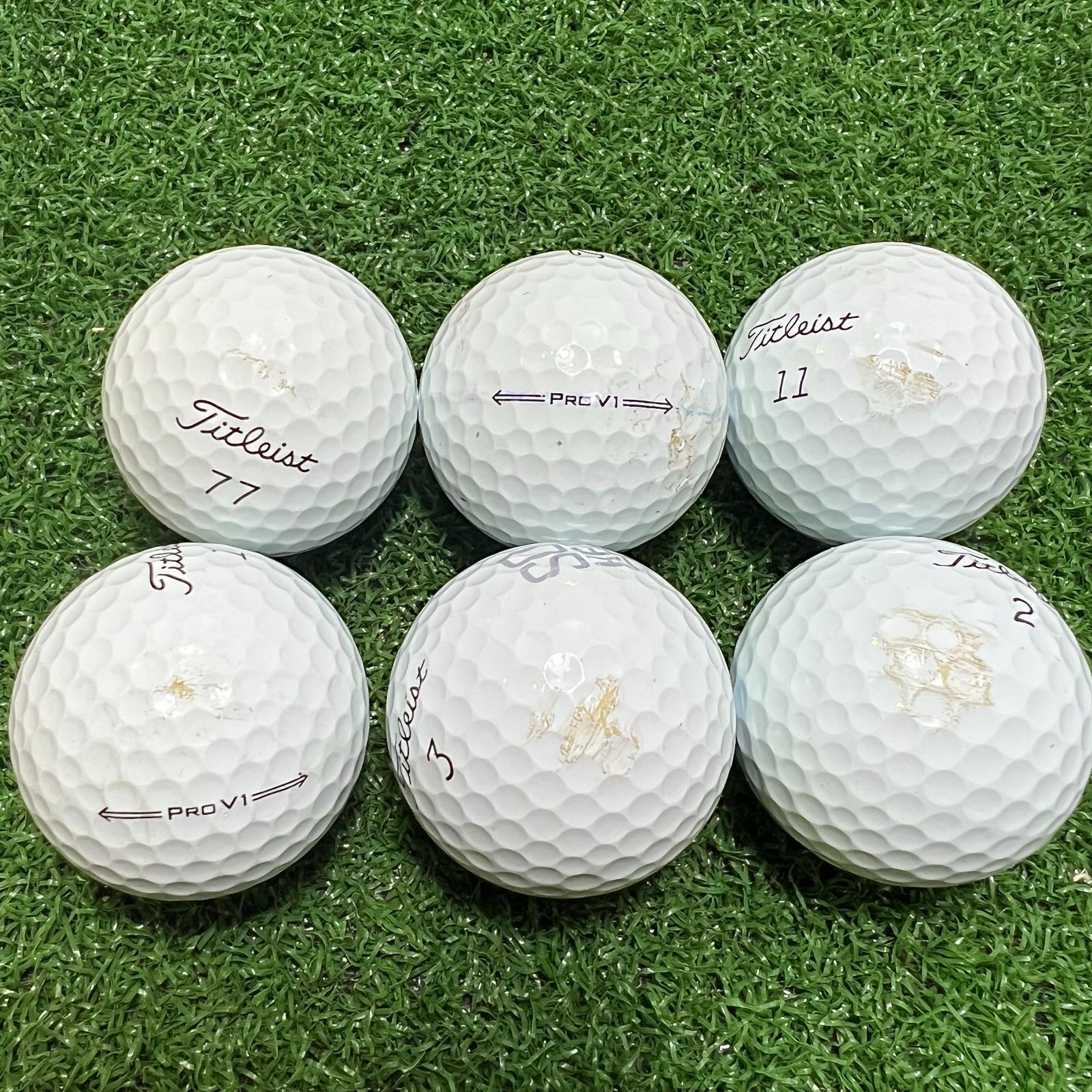 B01】Titleist PROV1 白 年式混合 ロストボール 24球 - メルカリ