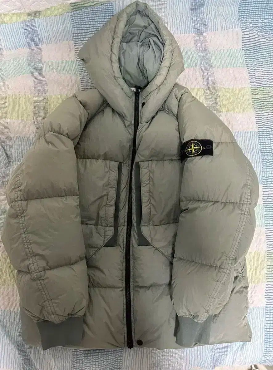 L 23FW ストーンアイランド クリンクルレップス セージグリーン ダウン