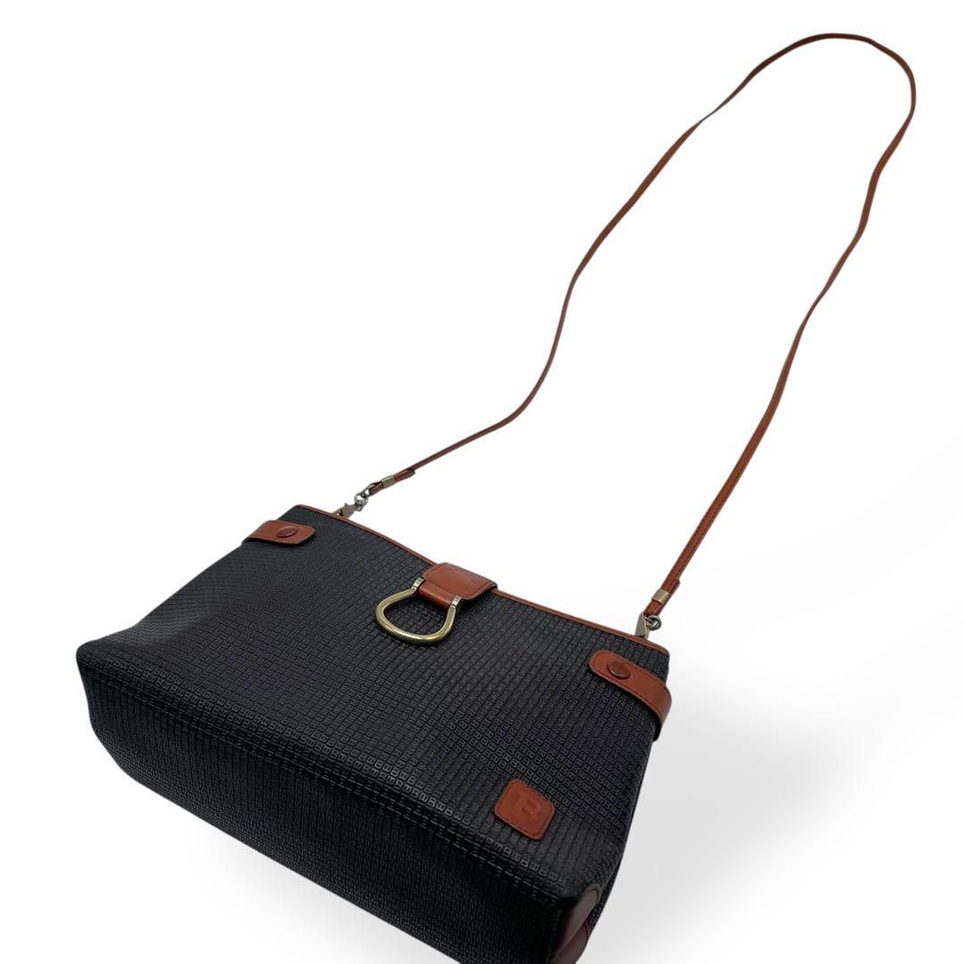 2025人気新作 美品 BALLY レザー PVC ショルダーバッグ ヴィンテージ バリー バッグ