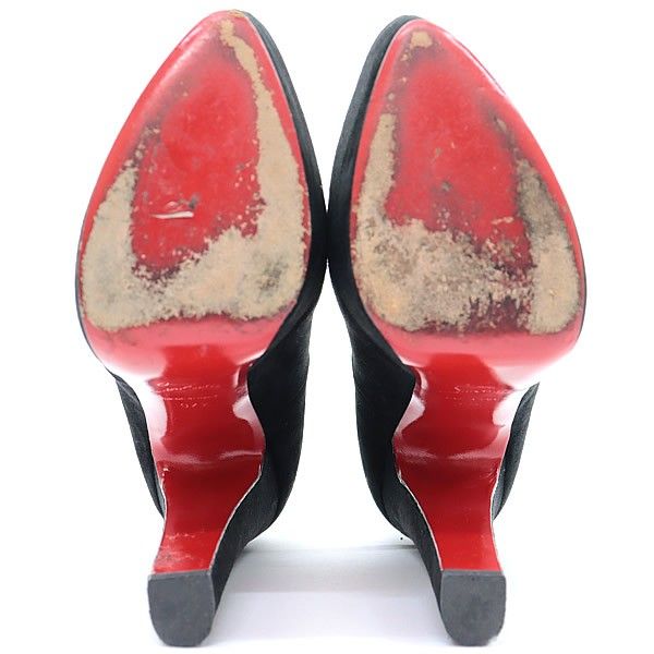 広尾店】 クリスチャンルブタン Christian louboutin スエードパンプス