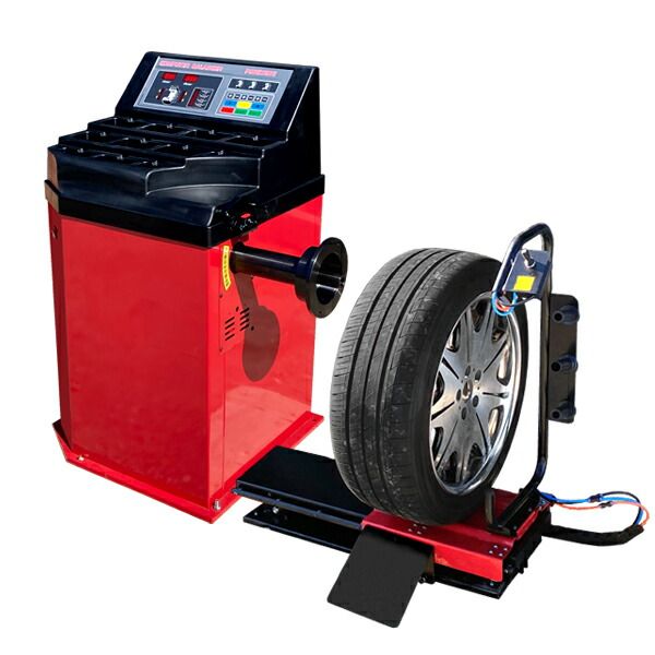 ホイールバランサー タイヤリフター セット 単相100V 24インチ対応 ウエイト位置 レーザー測定 バランサー バランス調整 タイヤ脱着 タイヤ交換 ホイールリフター T260