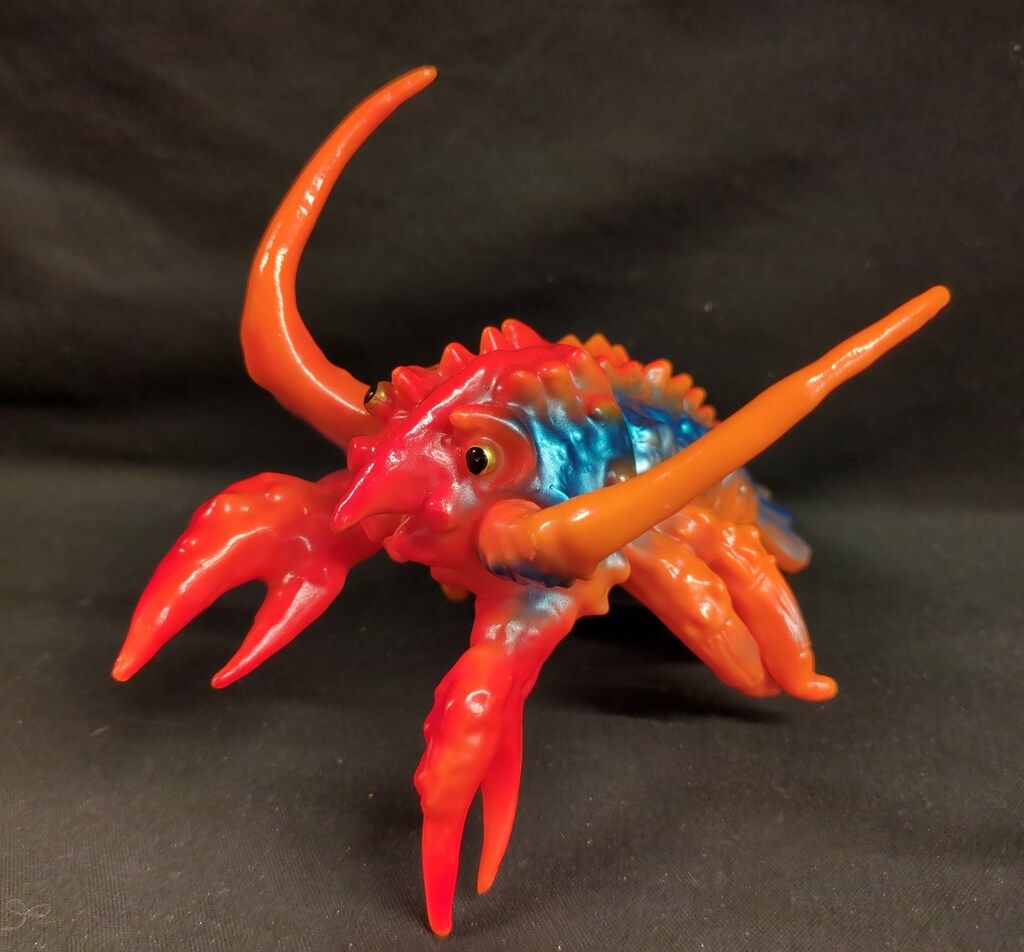 マルサン 電撃怪獣大作戦 エビラ マルサン マルサンの電撃怪獣大作戦 エビラ 復刻版 ソフビ