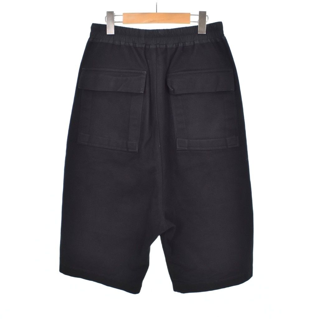 リックオウエンス Rick Owens KARLOFF SHORT ショートパンツ ショーツ 46 黒 ブラック RU19F4387-CF