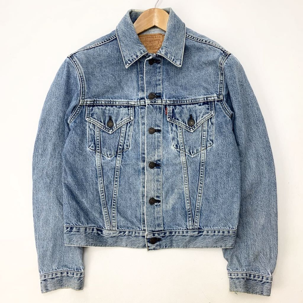 リーバイス  LEVIS 71557 デニム ジャケット 4th ビッグE復刻 38 アイスブルー ヴィンテージ感 アメカジ 大定番 永久不滅 FE131