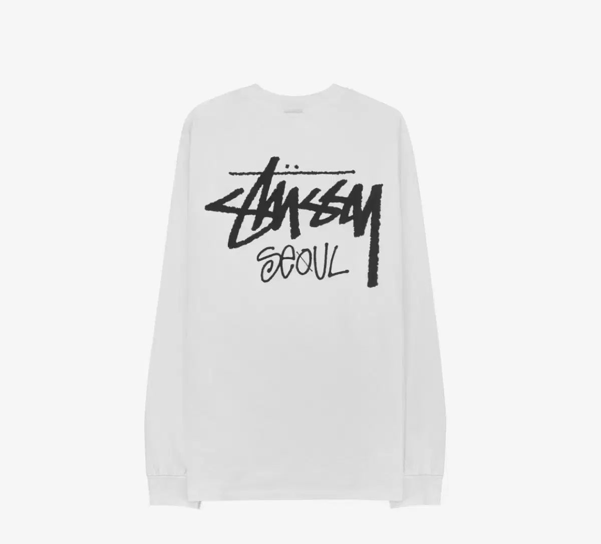 STUSSY(ステューシー) ソウル 2025 長袖 ロングスリーブ Tシャツ 白 L