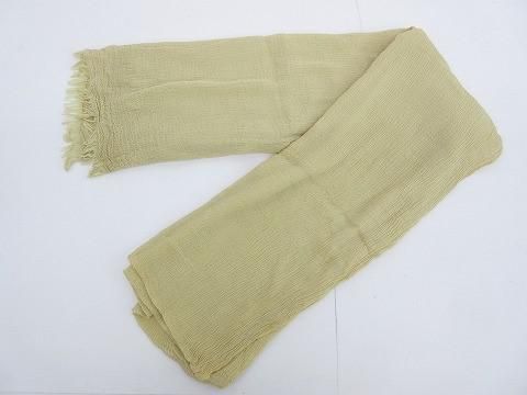 中古 イッセイミヤケ ISSEY MIYAKE ストール スカーフ ベージュ