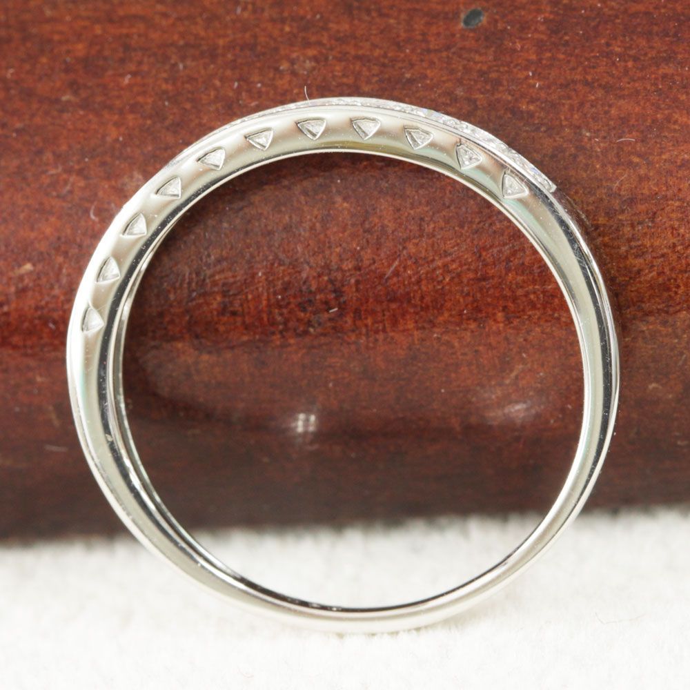 ギラギラ！最高ハートキュー 0.3ct ダイヤモンド プラチナ リング 鑑別書付 Pt950 指輪 4月誕生石