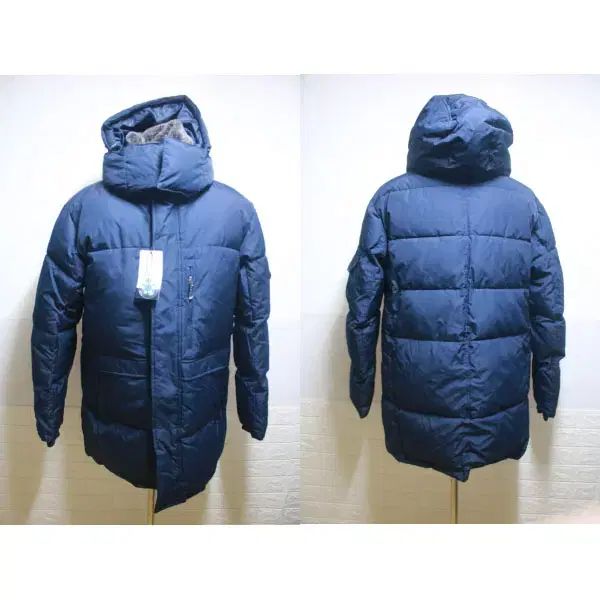 （ 100 ） 新品 双子 ネイビー ハーフ ダウンジャケット ブルゾン サイズ