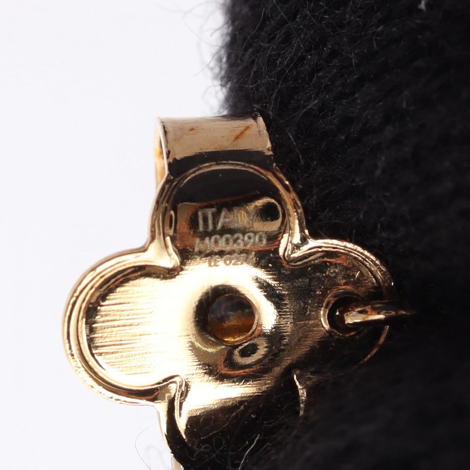 美品 ルイヴィトン プティ ルイ ピアス M00390 ゴールド ライン