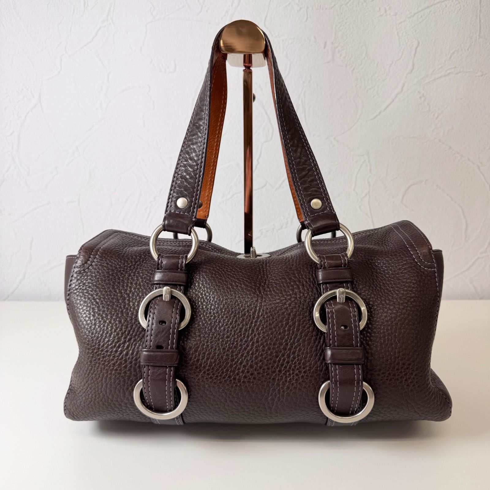 ✨Bランク COACH コーチ ハンドバッグ ボストン チェルシー
