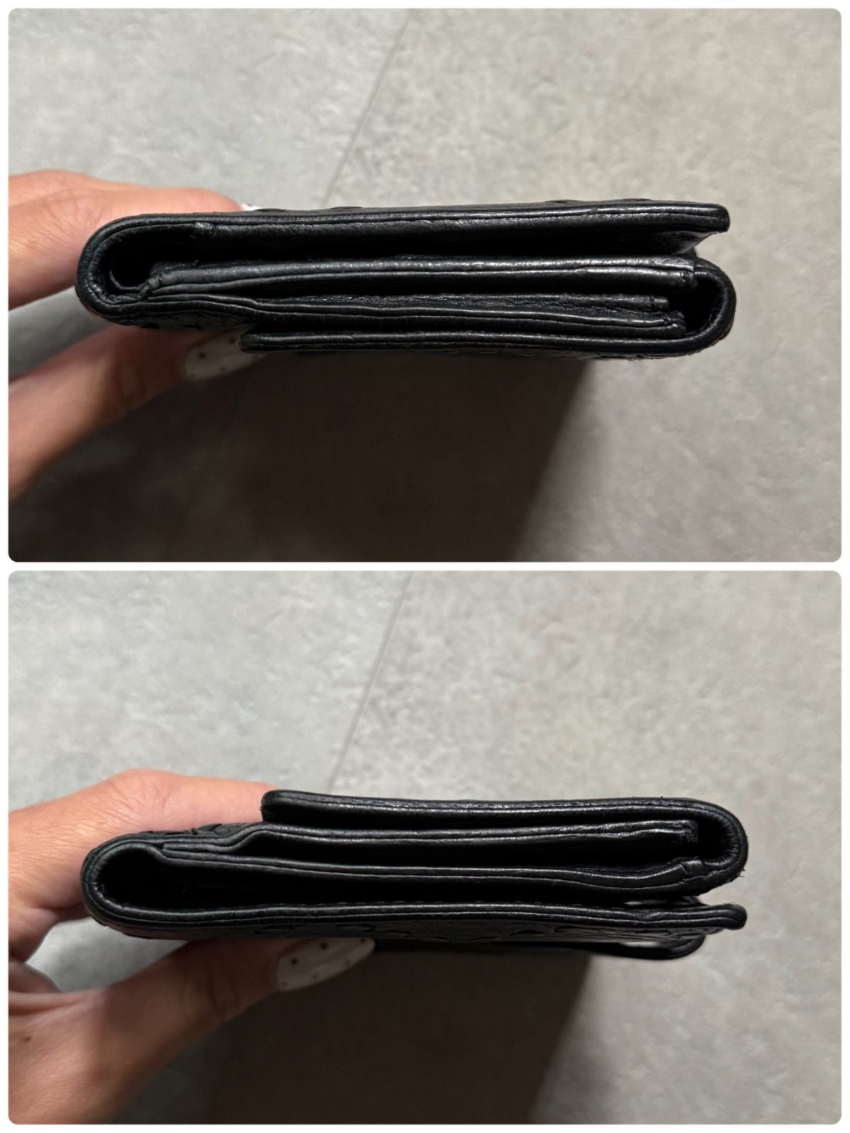 レザー ブラック