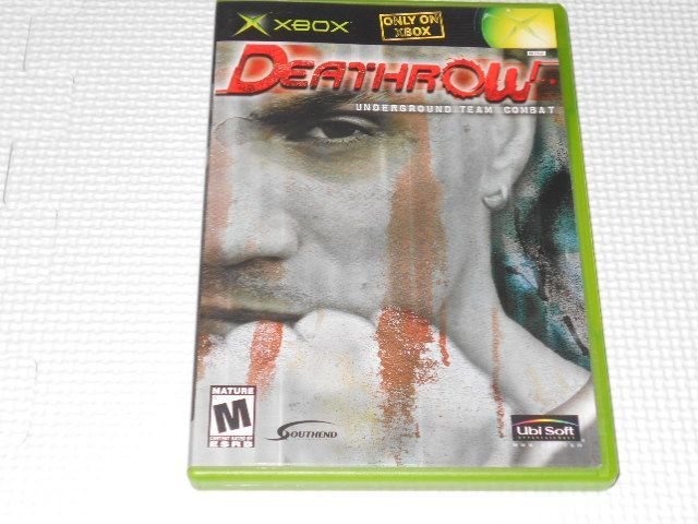 xbox☆DEATHROW 海外版 北米版☆箱付・説明書付・ソフト付☆動作確認済 