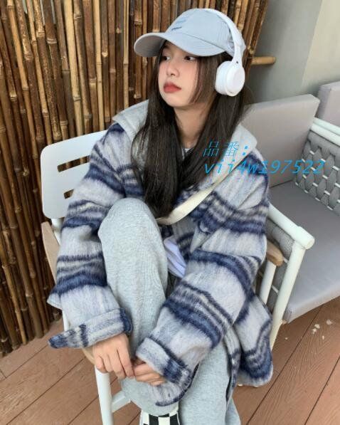 チェックコート韓国ファッ vii 4 w 197522