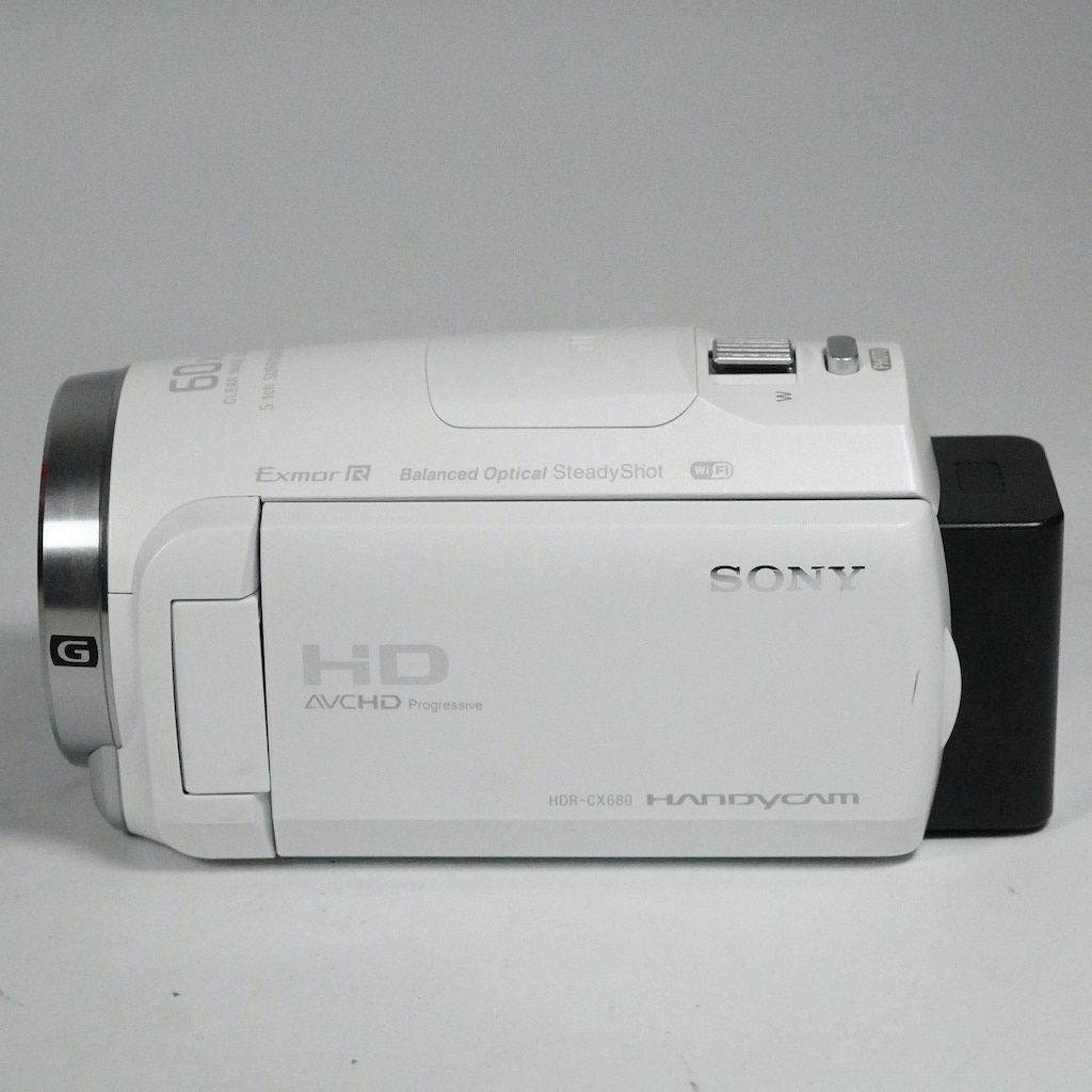 【動作確認ＯＫ】SONY　HandyCAM　HDR-CX680 SONY ソニー HDR-CX680 ホワイト 動作OK 返金保証 /2020 - メルカリ