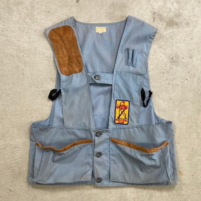 60年代～ HAND MADE シューティングベスト メンズXL相当 