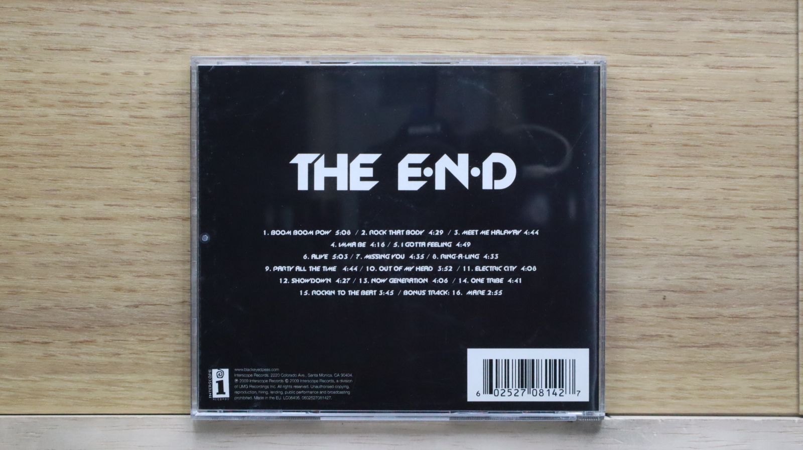 輸入盤CD☆ブラック・アイド・ピーズ/The Black Eyed Peas□ The End 