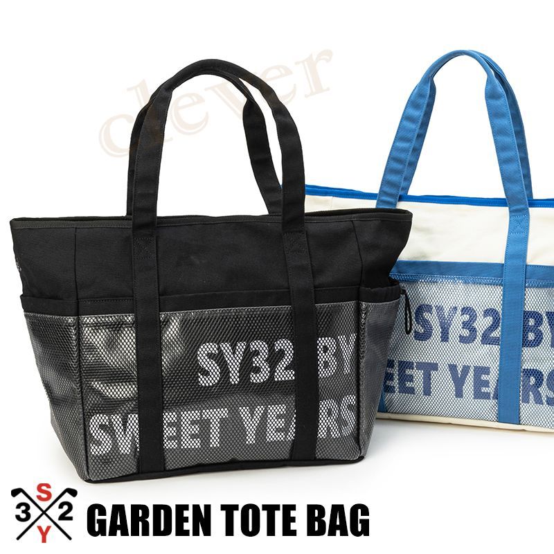 SY32 ゴルフ GARDEN TOTE BAG カートバッグ トートバッグ トート バッグ メンズ レディース SY32 GOLF 2025 春夏 ゴルフウェア 正規販売店 プレゼント 誕生日 SYG-24S100 xaz-syg-24s100