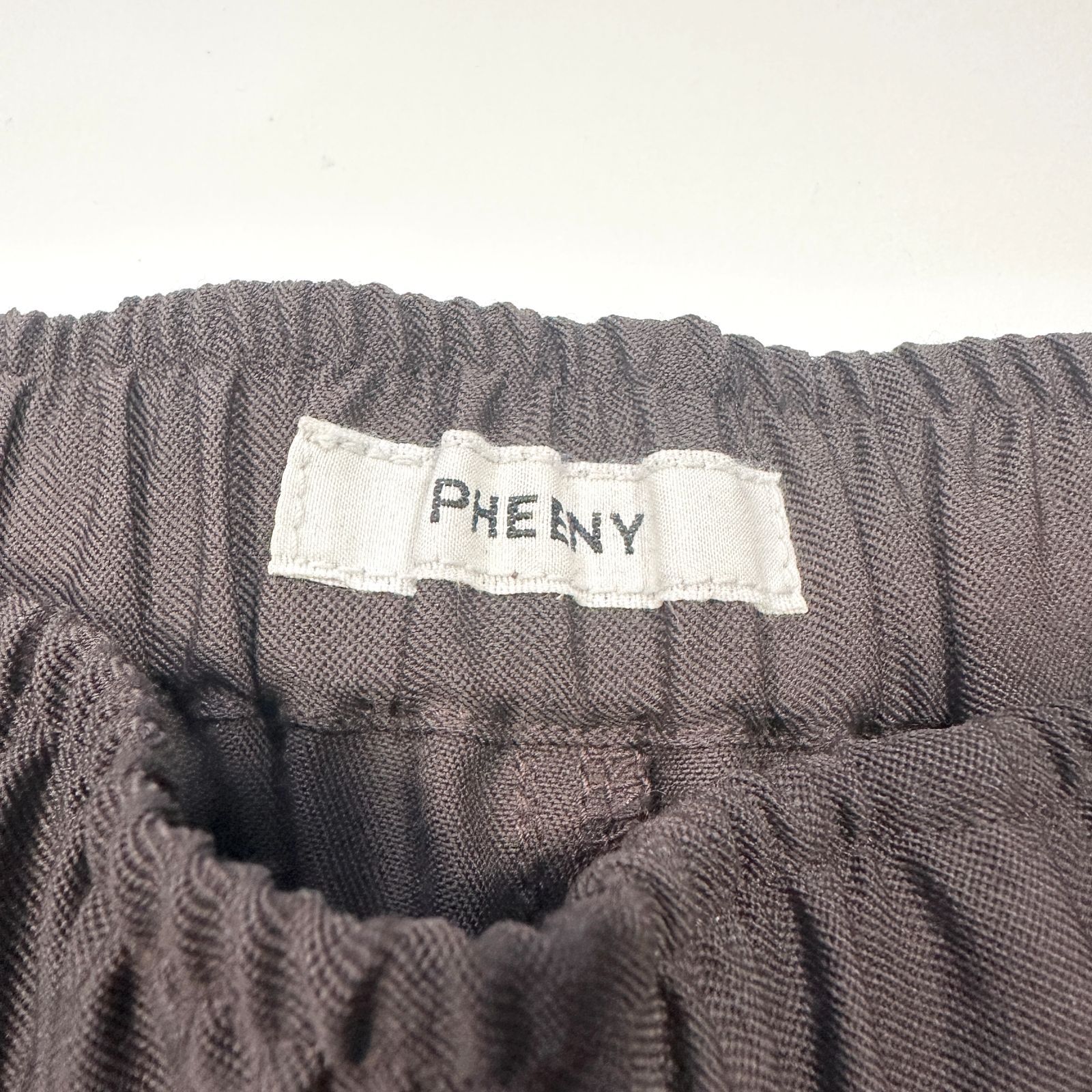 PHEENY フィーニー wool twill military easypants ウール ツイル