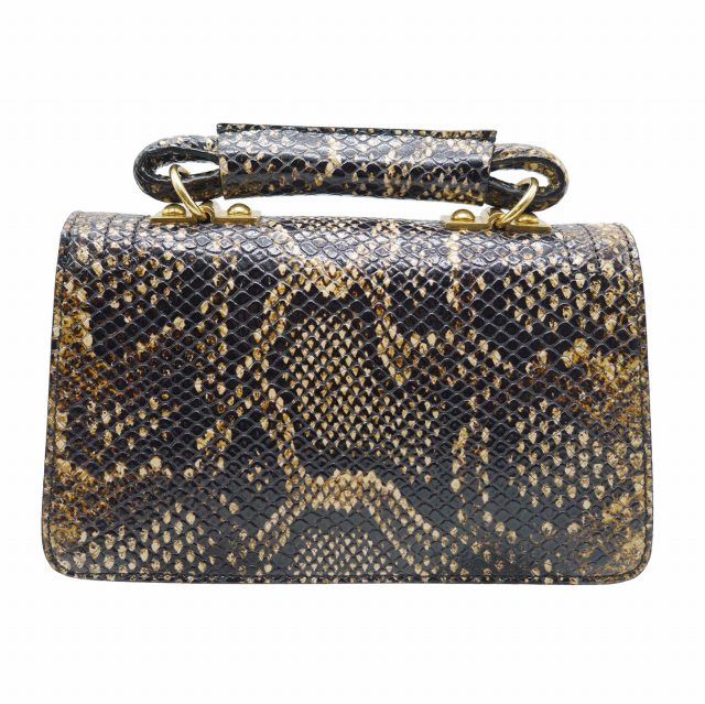 美品 20aw マルニ MARNI JULIETTE ジュリエット 2way ショルダーバッグ パイソン柄 トップハンドル 牛革 クロスボディ レザー カバン 鞄