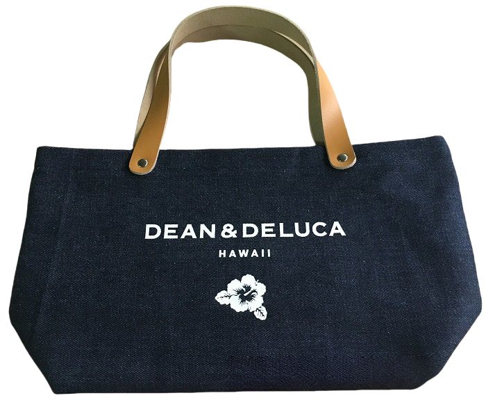 ハワイ限定☆DEAN&DELUCA レザーハンドル トートバック Sサイズ ハワイ限定] DEAN&DELUCA レザーハンドル トートバック Sサイズ
