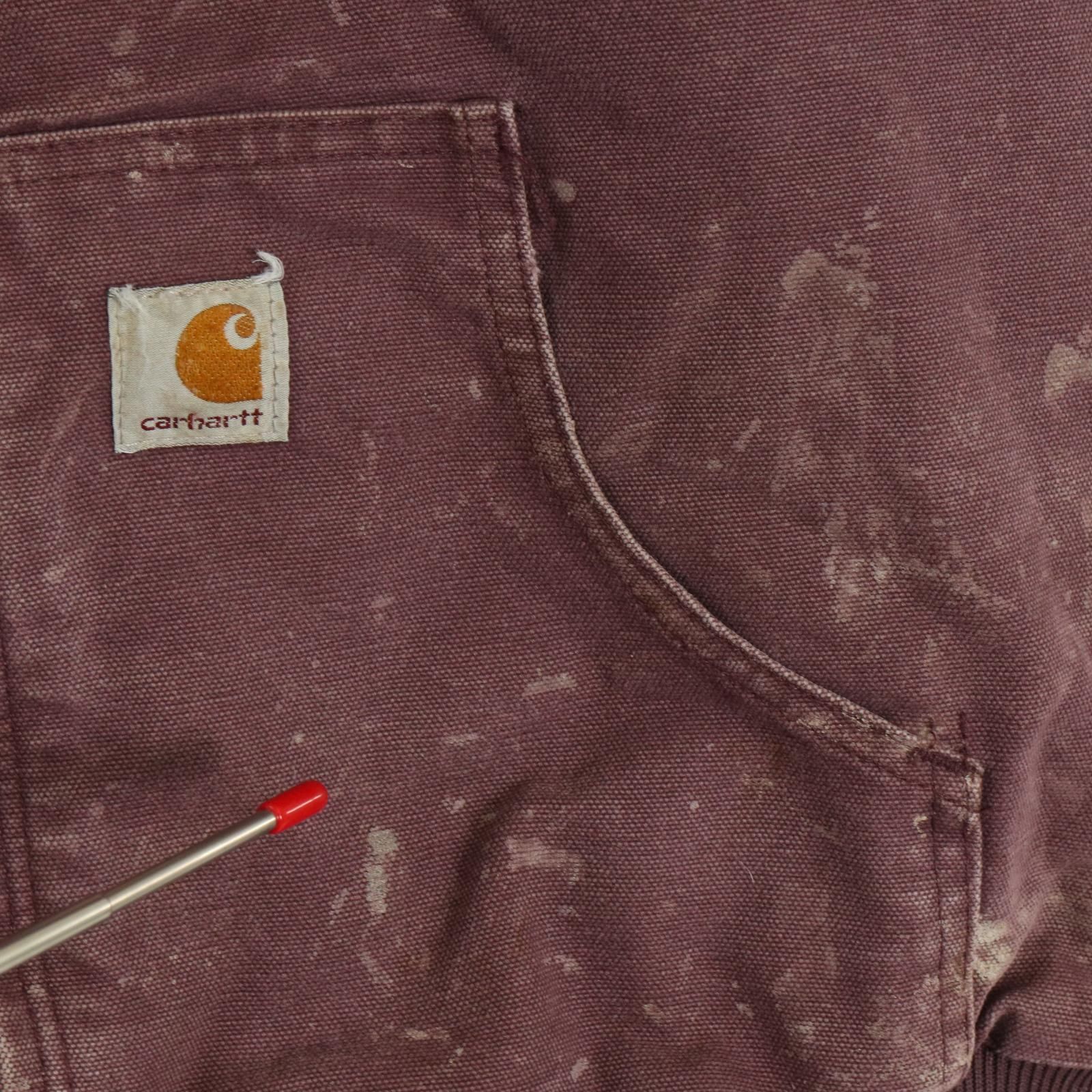 00年代 Carhartt カーハート アクティブジャケット ワーク パープル  