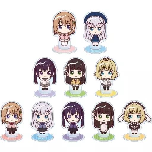 2026，大得価 【中古】アクリルスタンド・アクリルパネル 全10種セット 「ご注文はうさぎですか? BLOOM トレーディング ちょこんと! アクリルスタンド」 アクリルスタンド