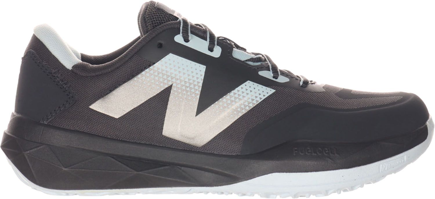ニューバランス New Balance テニス FUELCELL 796 V4 O フューエルセル レディース テニスシューズ 部活 クラブ活動 スクール オムニコート クレー 芝 土 硬式 庭球 軟式  WCO796N4D BLACK/BLUE
