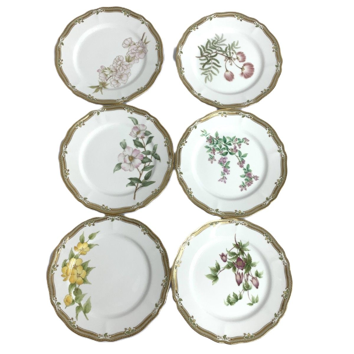Noritake ノリタケ プレート ガラコンテッサ/6枚セット/廃盤品/箱なし