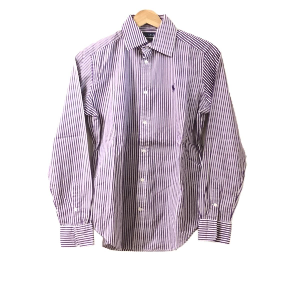 ★美品★ラルフローレン＊ストライプ＊長袖シャツ＊160cm/S相当 ラルフローレン ストライプ長袖ポプリンシャツ - ラルフローレン