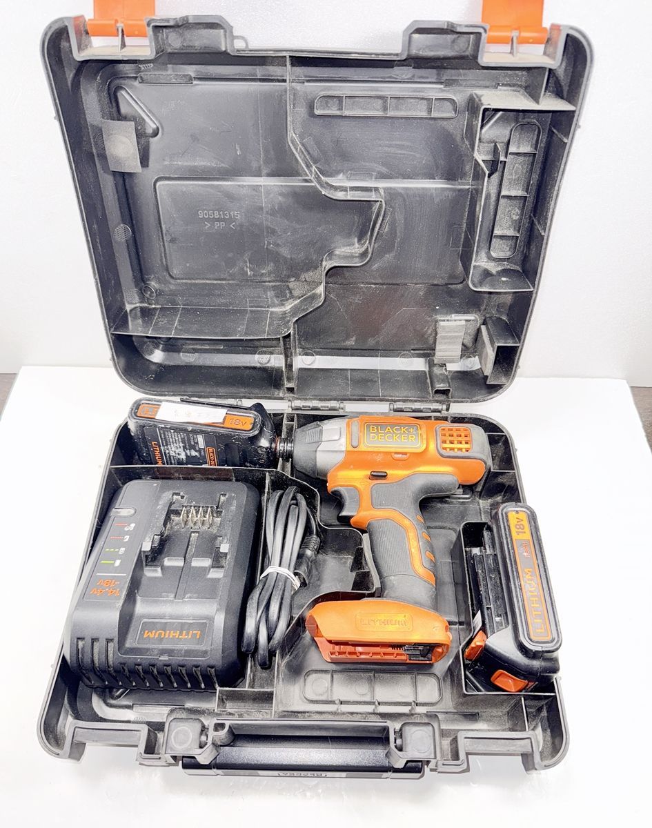 HY BLACK＆DECKER ブラックアンドデッカー 18Vコードレス 充電式インパクトドライバー BPCI18 一部地域を除く HY002