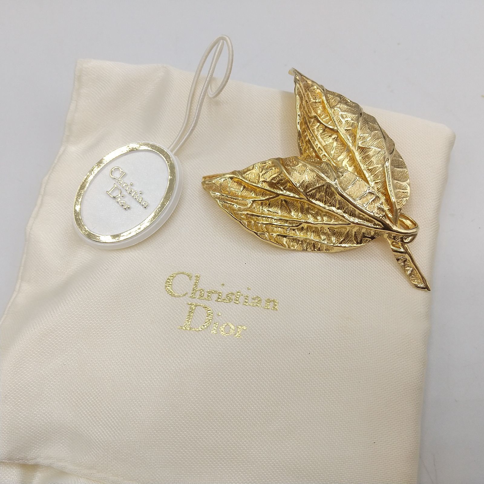 超希少 Christian Dior 魚 ブローチ クリスチャンディオール