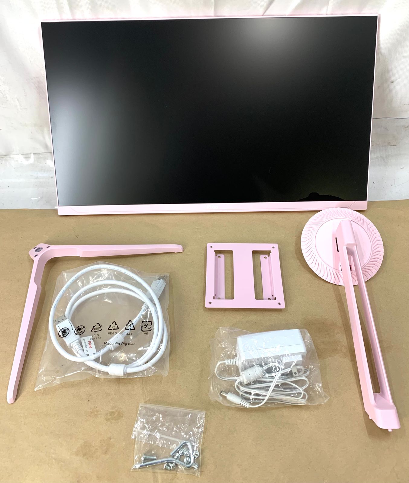 Pixio ピクシオ PX248WAVEK Pastel Pink ゲーミングモニター