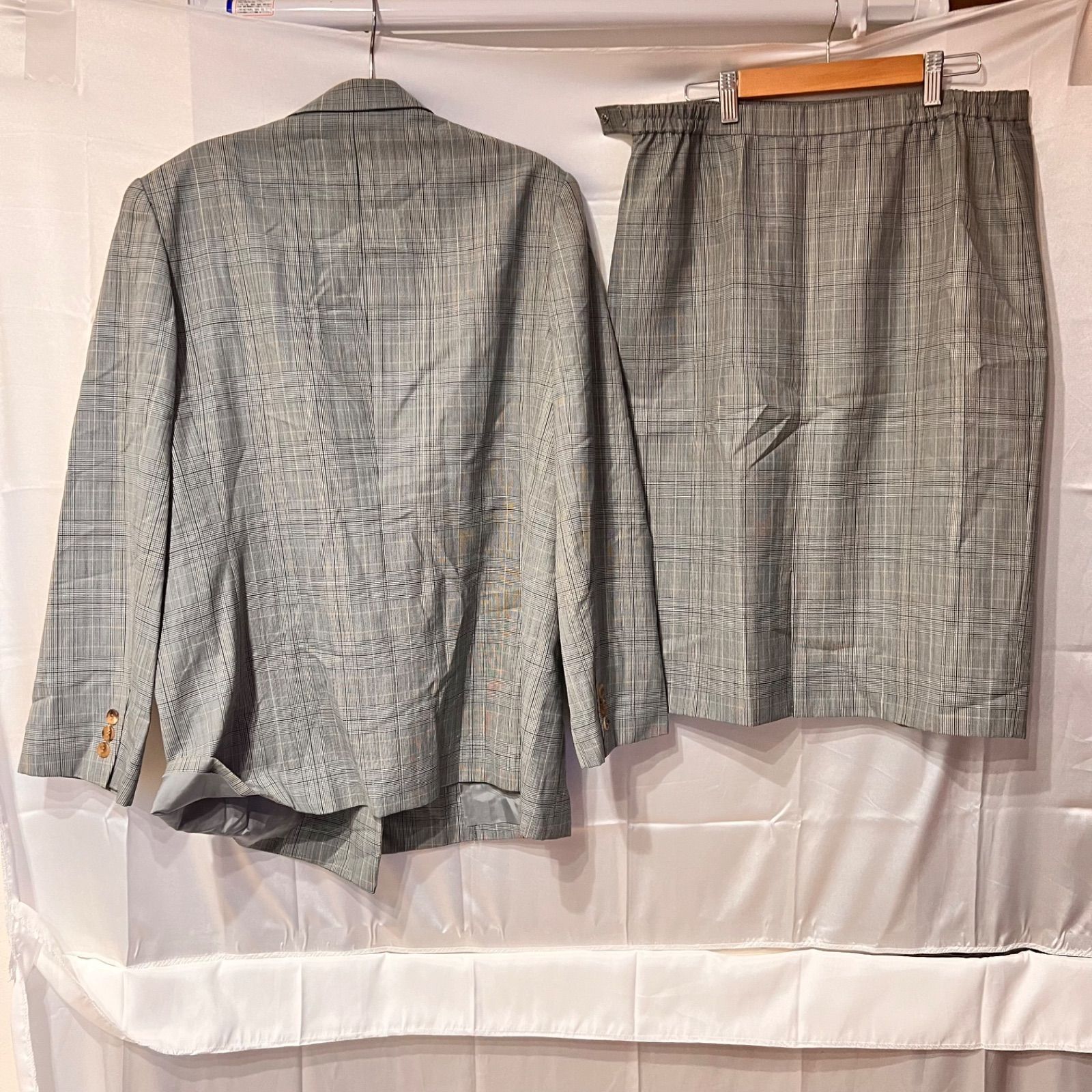 Z203 【美品】 Burberry バーバリー スーツ セットアップ スカート ...