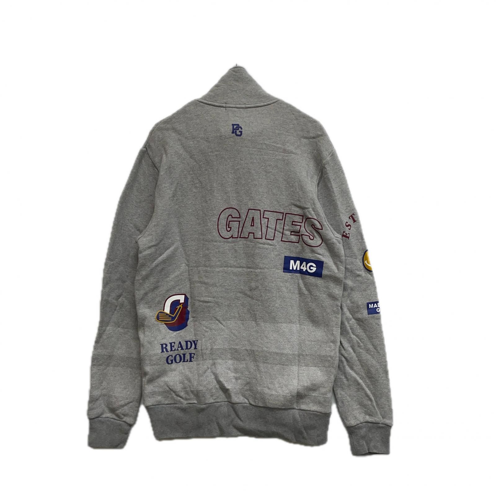 メンズ パーリーゲイツ PEARLY GATES スウェット 6 LL グレー ハーフジップ 裏起毛 モデル