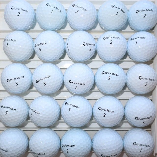 Aランク 25個 TP5 良品 テーラーメイド ホワイト TAYLORMADE