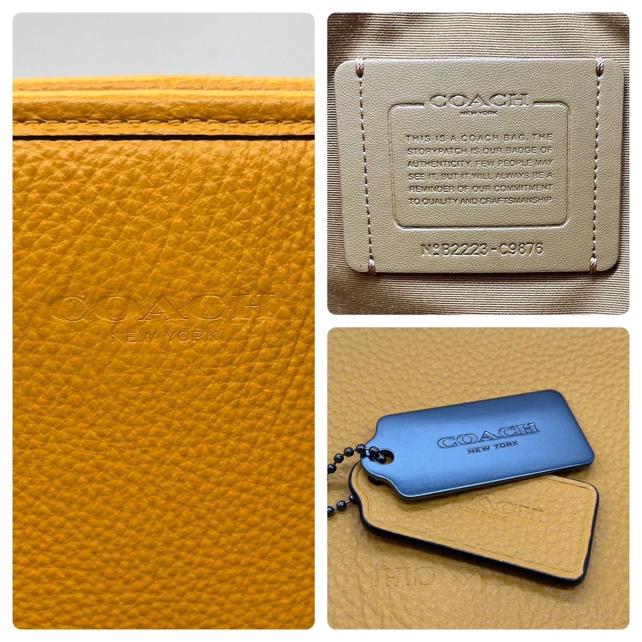 未使用級<!-利用不可文字-!>COACH コーチ サリバン C9876 トートバッグ 
