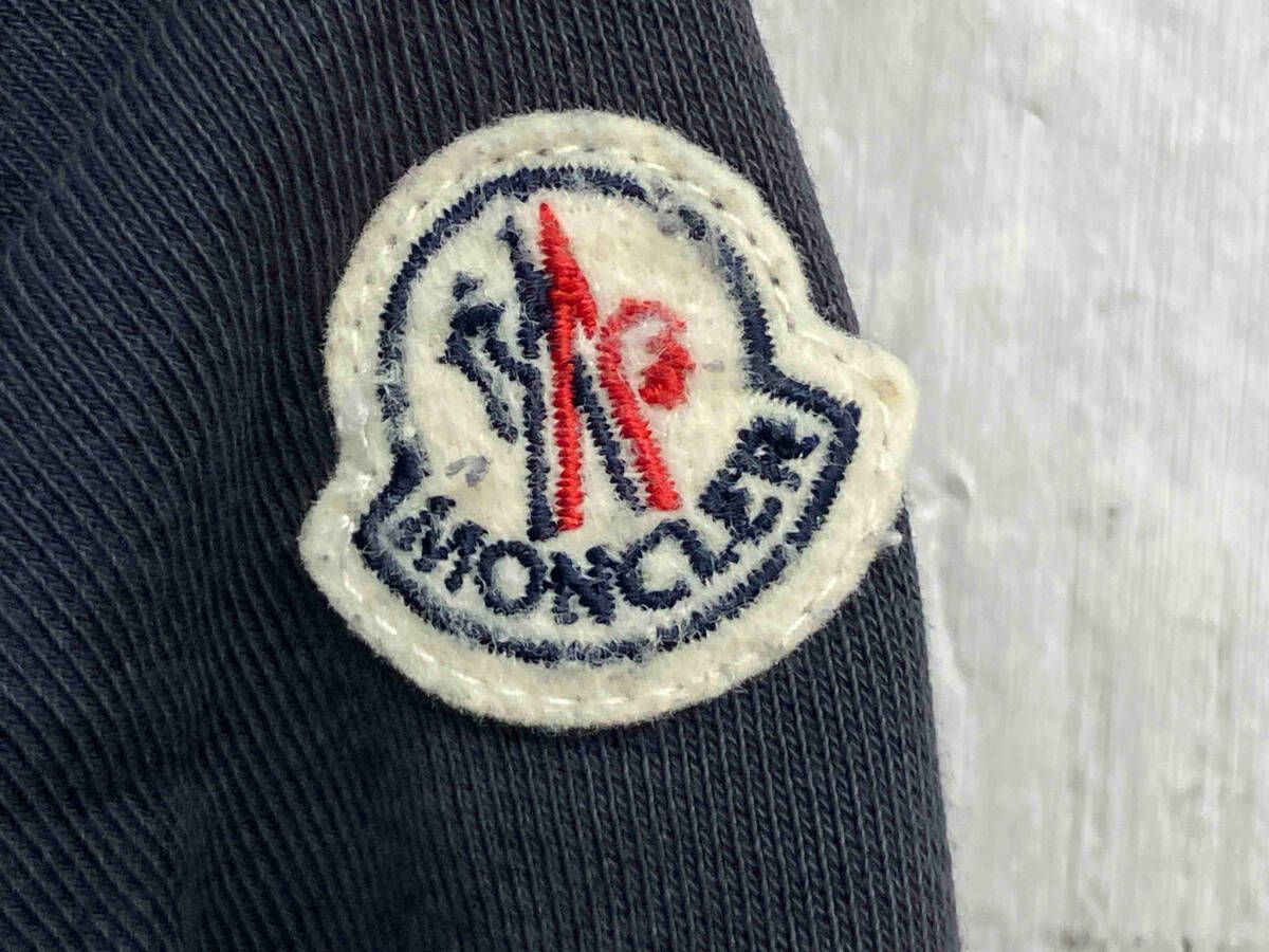 MONCLER|モンクレール|パーカー|ジップアップ|ブラック|色褪せ有|140cm