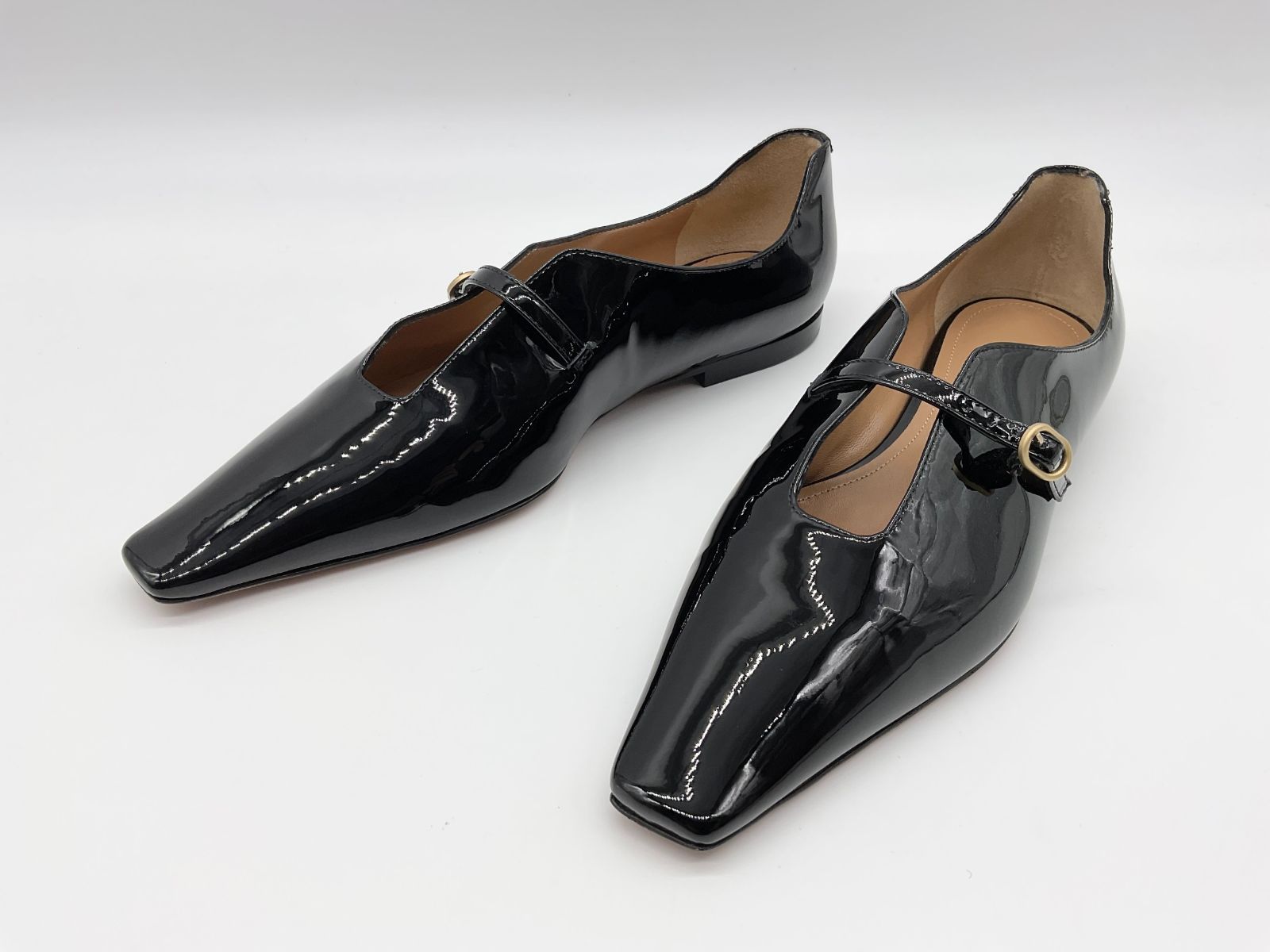 新品 PELLICO ペリーコ 38 NERO/ブラック DAMA FLAT パテントシューズ