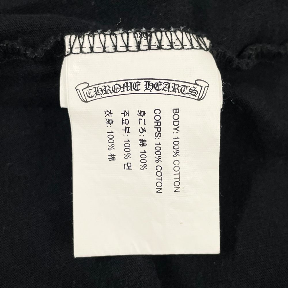 CHROME HEARTS クロムハーツ ネックロゴ 袖グラデーションロゴ