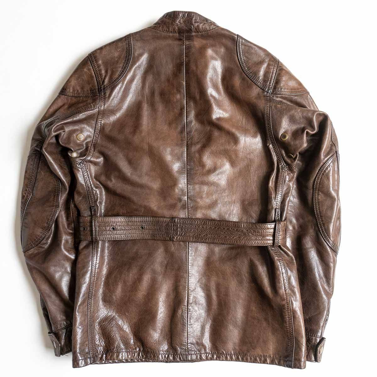 最高級】Belstaff【パンサー モーターサイクルジャケット】44 レザー